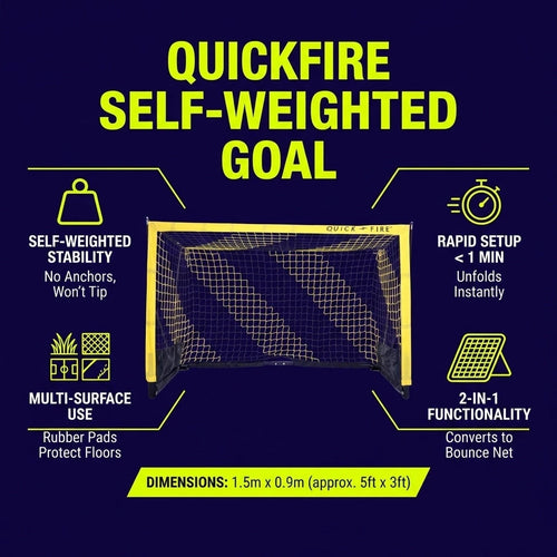 QuickFire® Self-weighted goal - 1.5m x 0.9m Powershot
