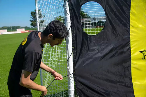 Stadium Football Goal with Shooting wall - 3m x 2m