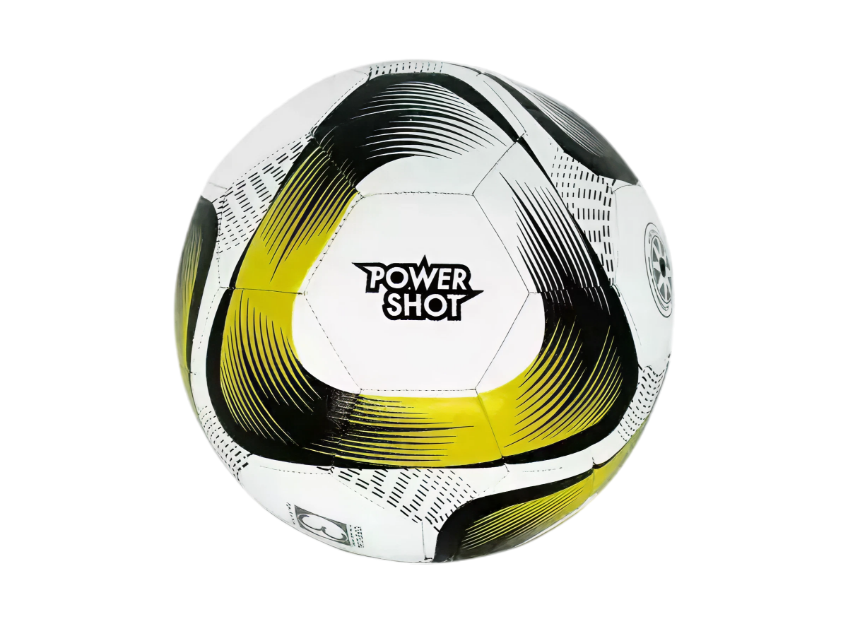 Football goal - 1.8m x 1.2m - uPVC black with ball size 3