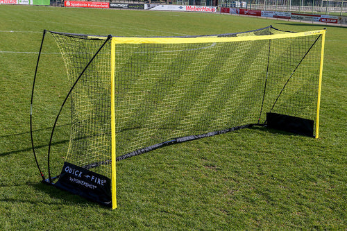 QuickFire Goal Self-weighted goal - 7.3m x 2.4m with rebound net conversion
