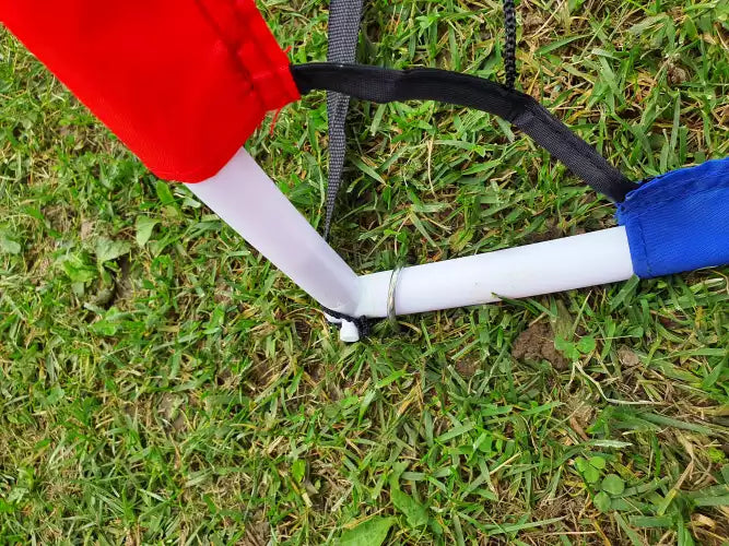 Zwei Fußballtore (110 cm x 80 cm) mit Ball und Pumpe