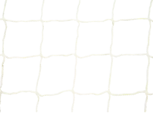 Football goal net - 7.32m x 2.44m x 2m x 2m white - 3mm