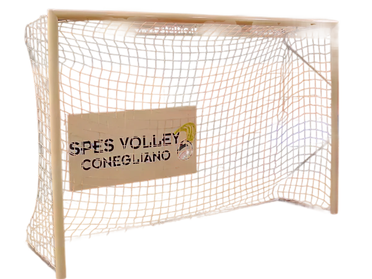 5 a side football net - 3.1m x 2.1m x 0.6m x 1.4m 4mm