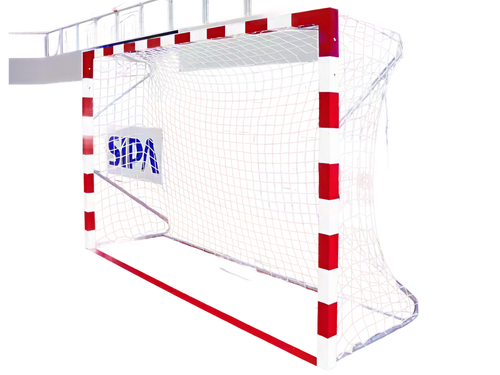 Socketed handball goal - 3m x 2m - aluminium