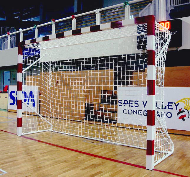 Competitive mobile handball goal - 3m x 2m - aluminium