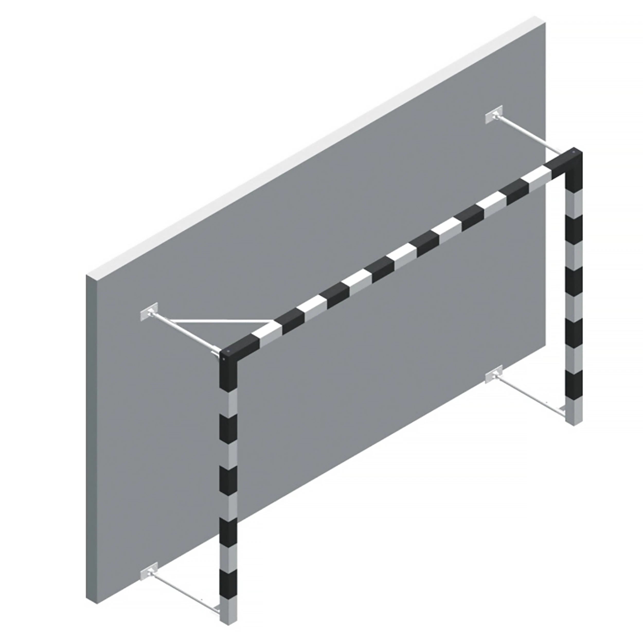 Steel folding handball goal - 3m x 2m