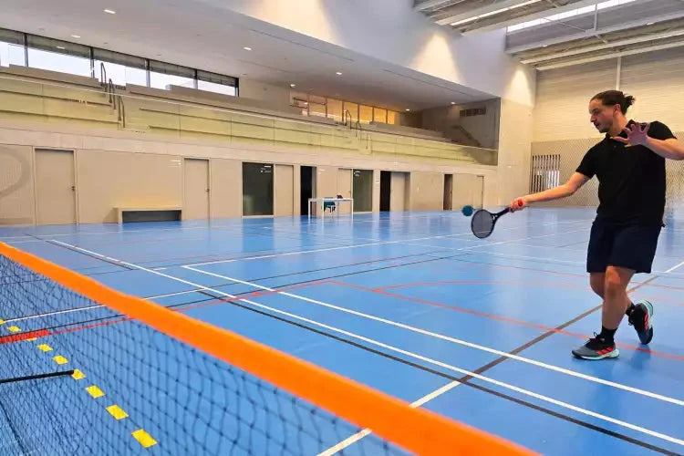 Children's tennis set with 54cm rackets and carry net