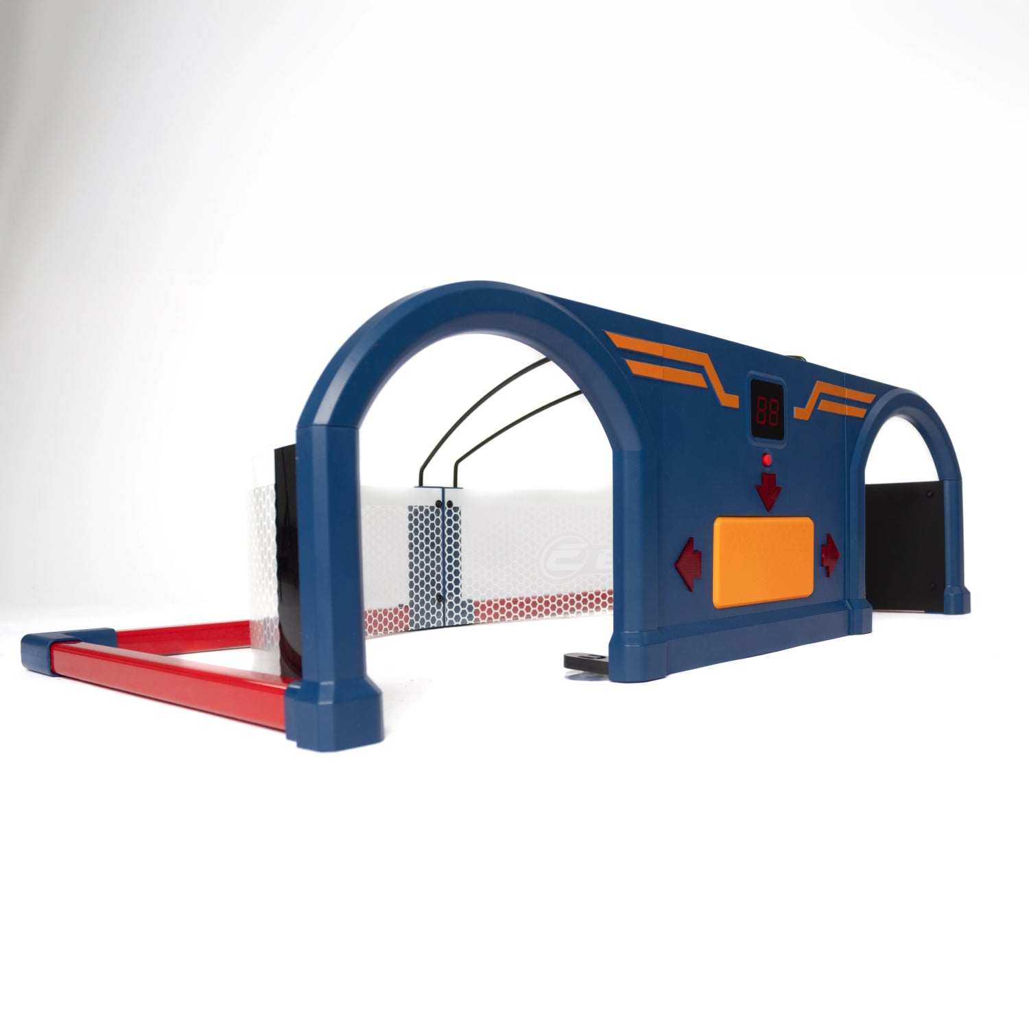 Football trainer with electronic LED target