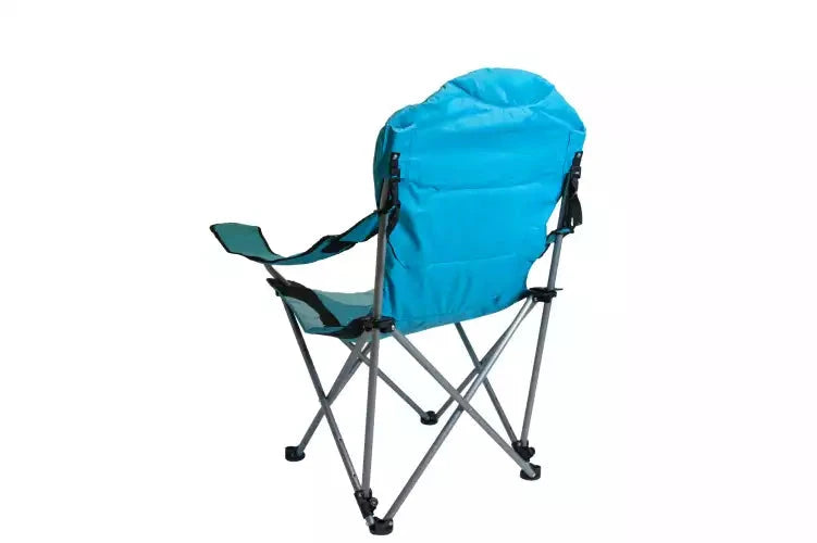 Set of 2 padded camping chairs with cup holder and carry bag Powershot