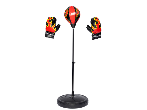 Stand-up punching bag with boxing gloves - Child