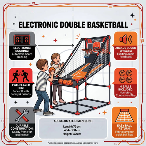 Basketball Arcade Game for 2 Players Powershot