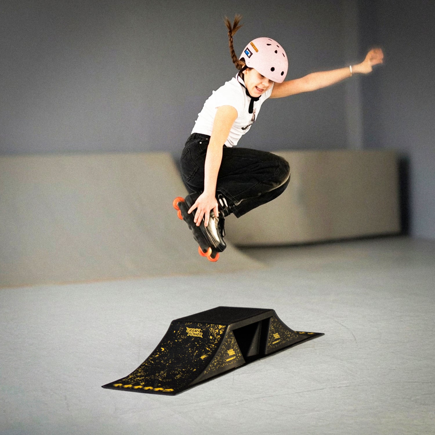 Double skateboard ramp - 3 configurations