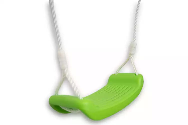 Two-station swing with basketball hoop