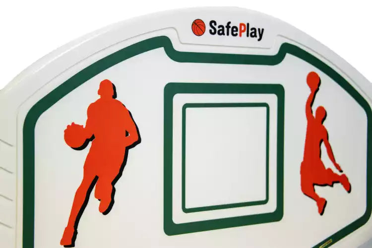 Multi-Play Garden Swing Set with Basketball Hoop - 3 Station