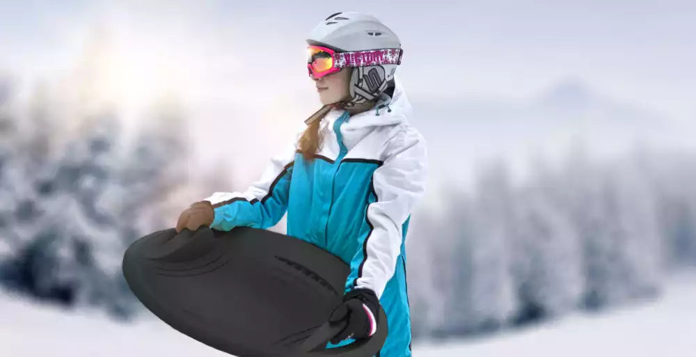 Saucer Sled with Integrated Handles - 70cm