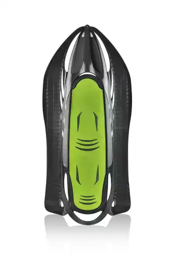 Snow Glider Futuristic Steerable Sled with Steering Wheel