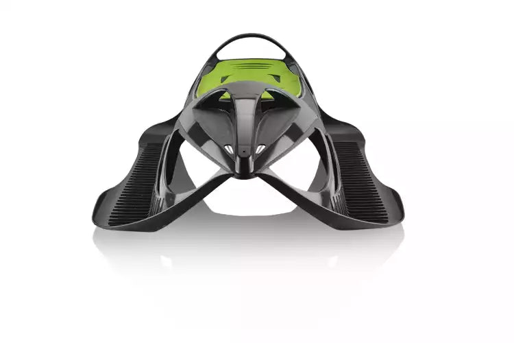 Snow Glider Futuristic Steerable Sled with Steering Wheel