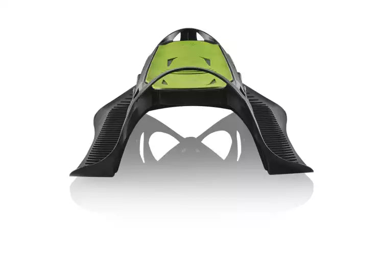 Snow Glider Futuristic Steerable Sled with Steering Wheel