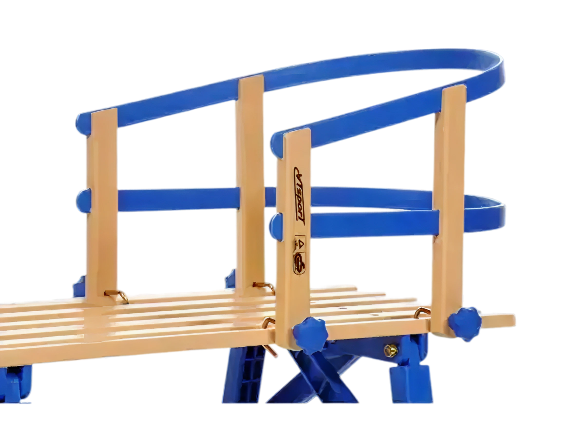 Sled with steering wheel and ski