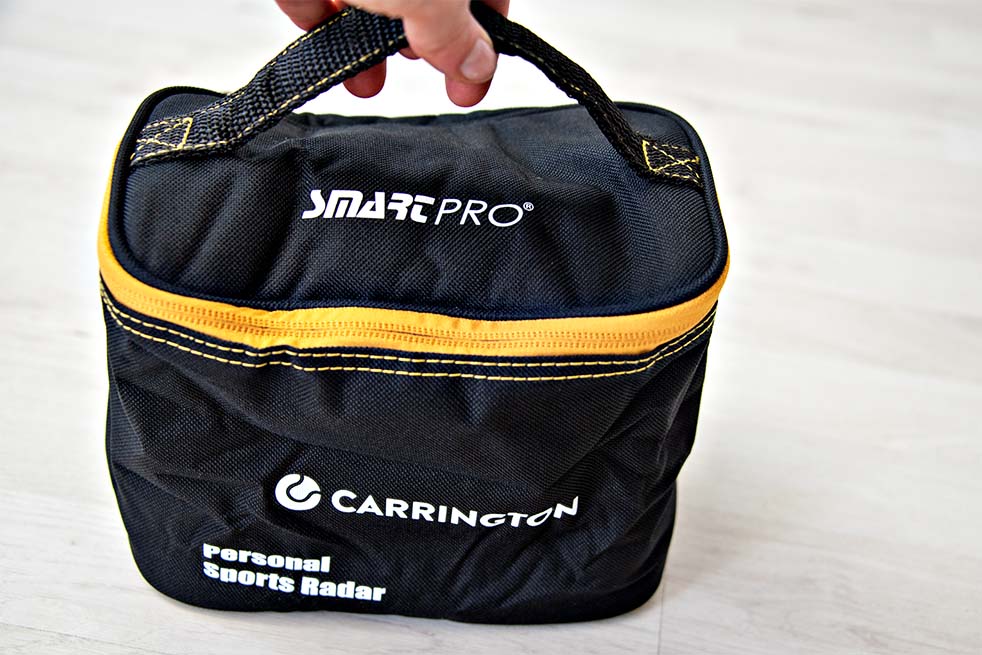 Speed radar with storage bag