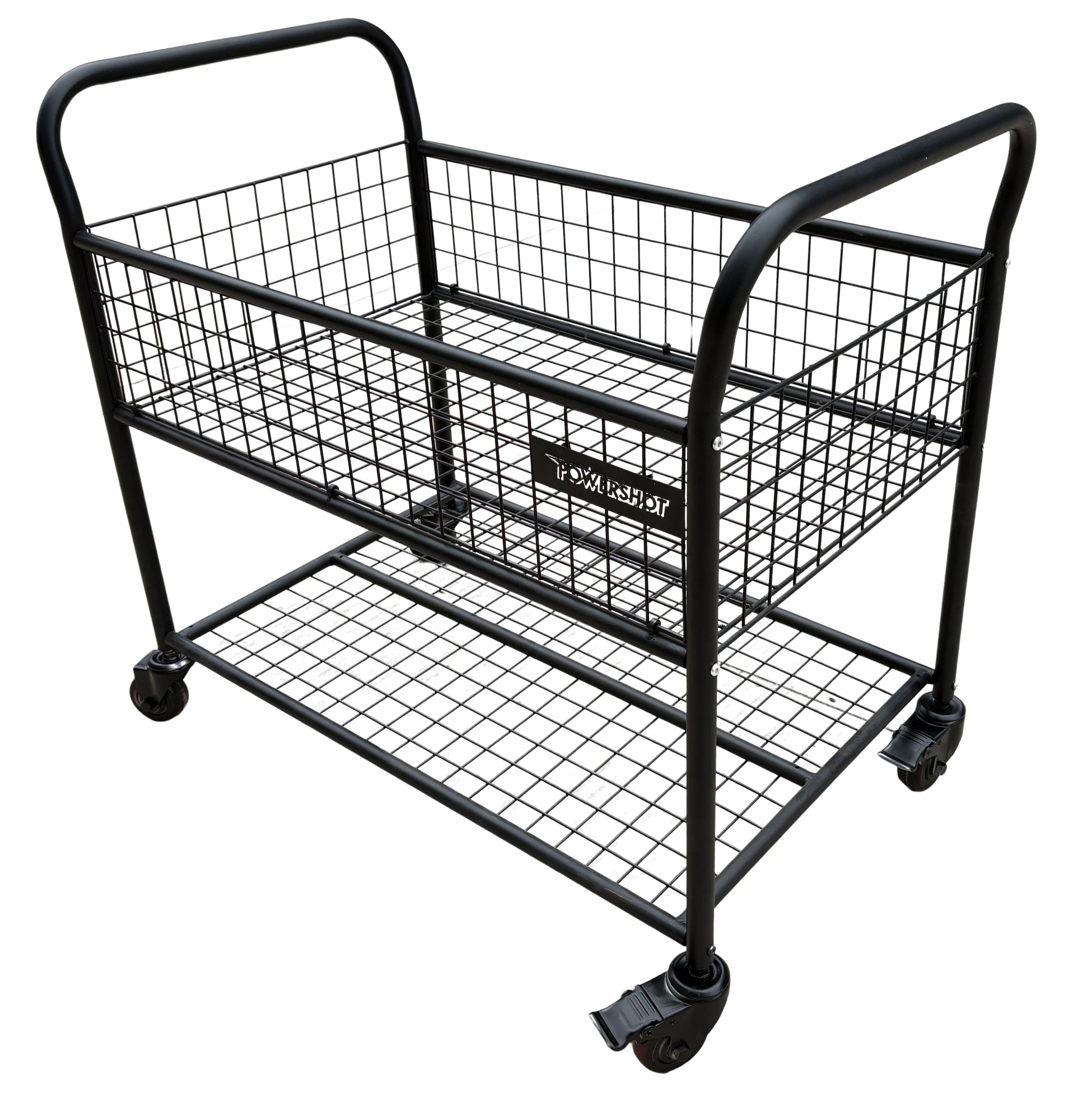 Storage trolley with wheels and handles - 85cm x 52cm x 80cm