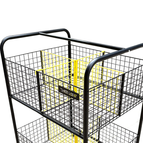 Storage cart with castors and sections - 120cm x 84cm x 70cm Powershot