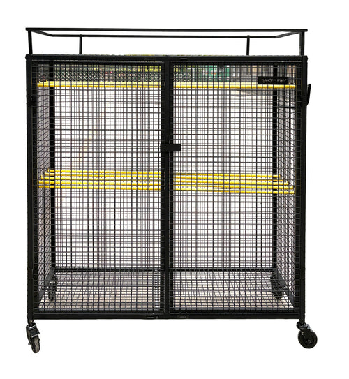Storage cage - 145cm x 55cm x 155cm (with padlock)
