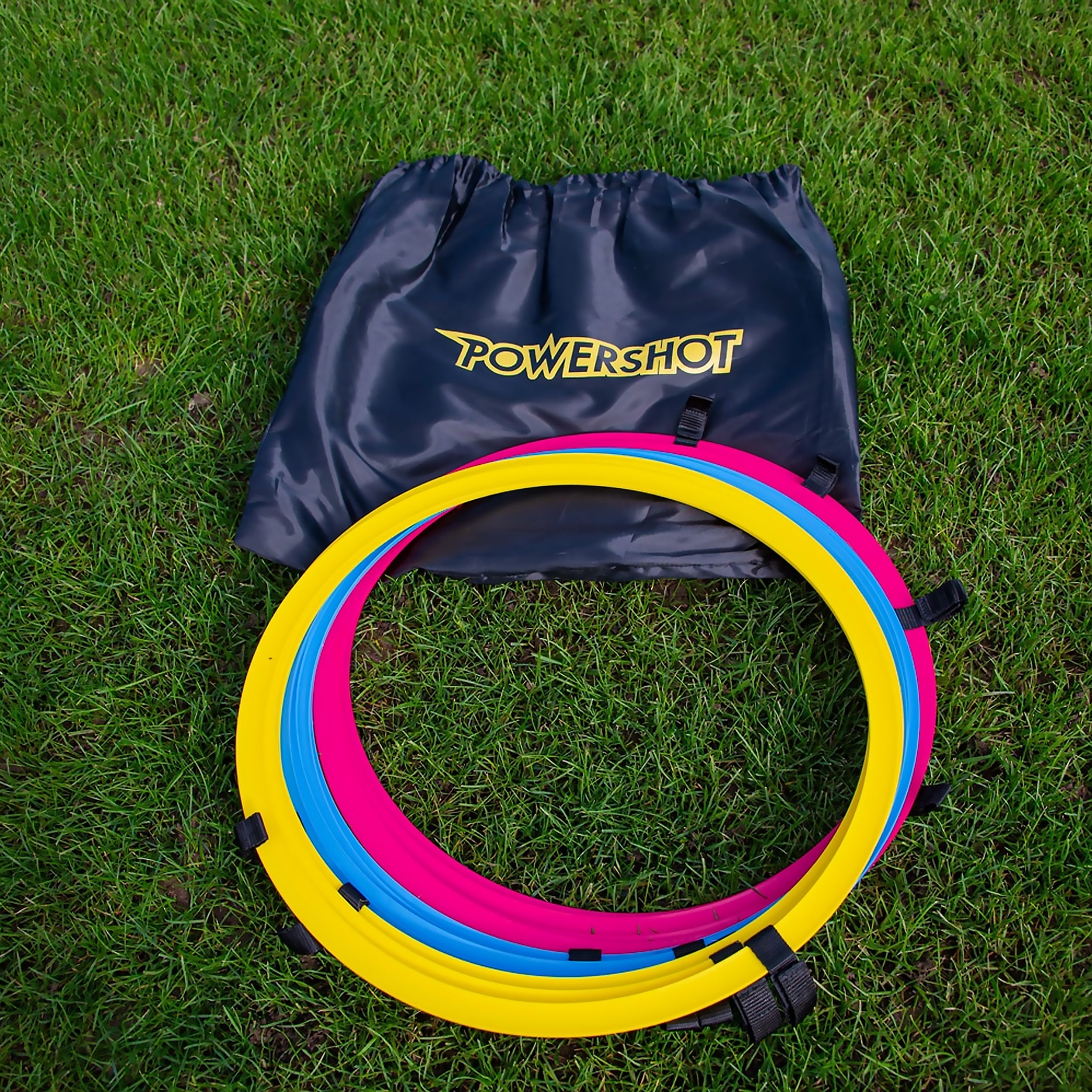 Flat speed agility rings - set of 12 in a bag Powershot