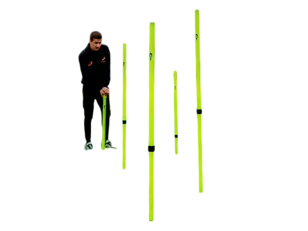 Adjustable slalom pole