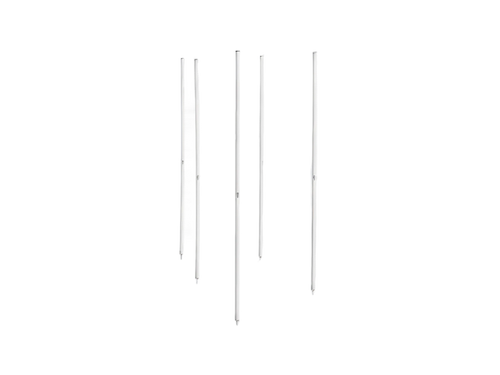 Set mit 5 gelben Slalomstangen, 183 cm