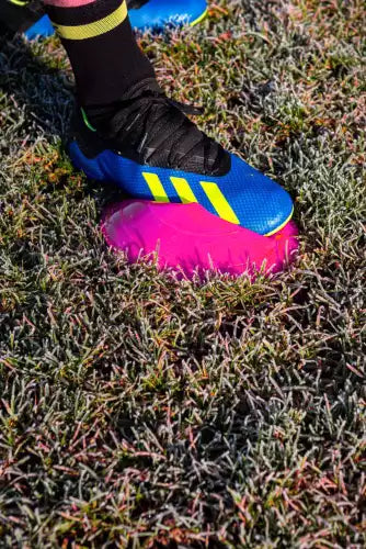 Set of 50 boundary cones - 6cm x 20cm with carrying stand