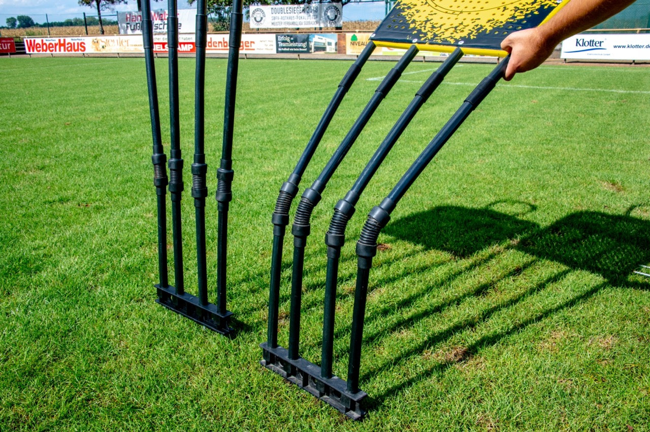 Free kick mannequins set of 3 - 1.82m x 0.6m - with transport bag