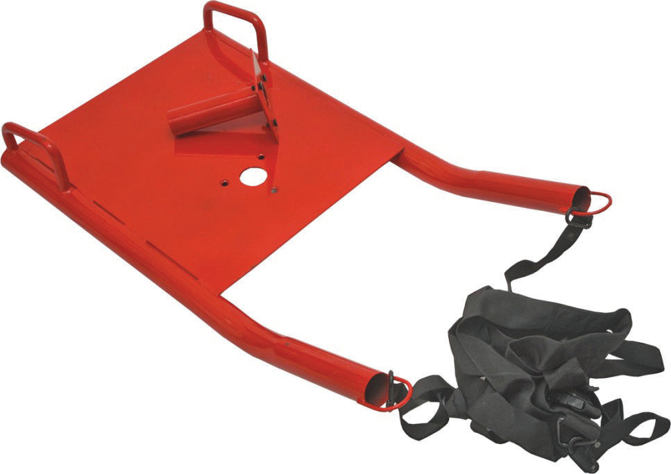 Resistance, speed and power sled with harness