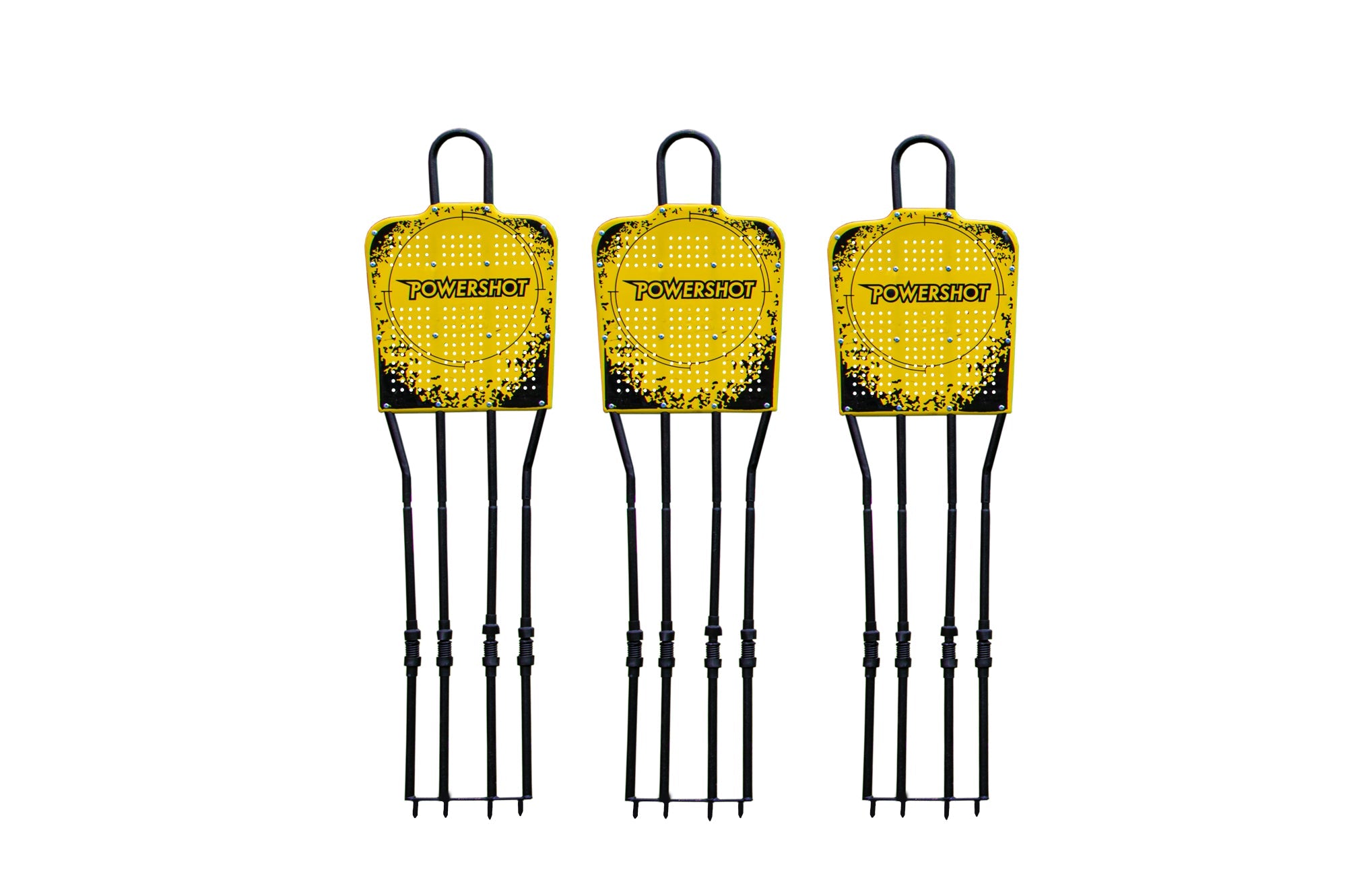 Kit of 3 steel defensive dummies with storage bag