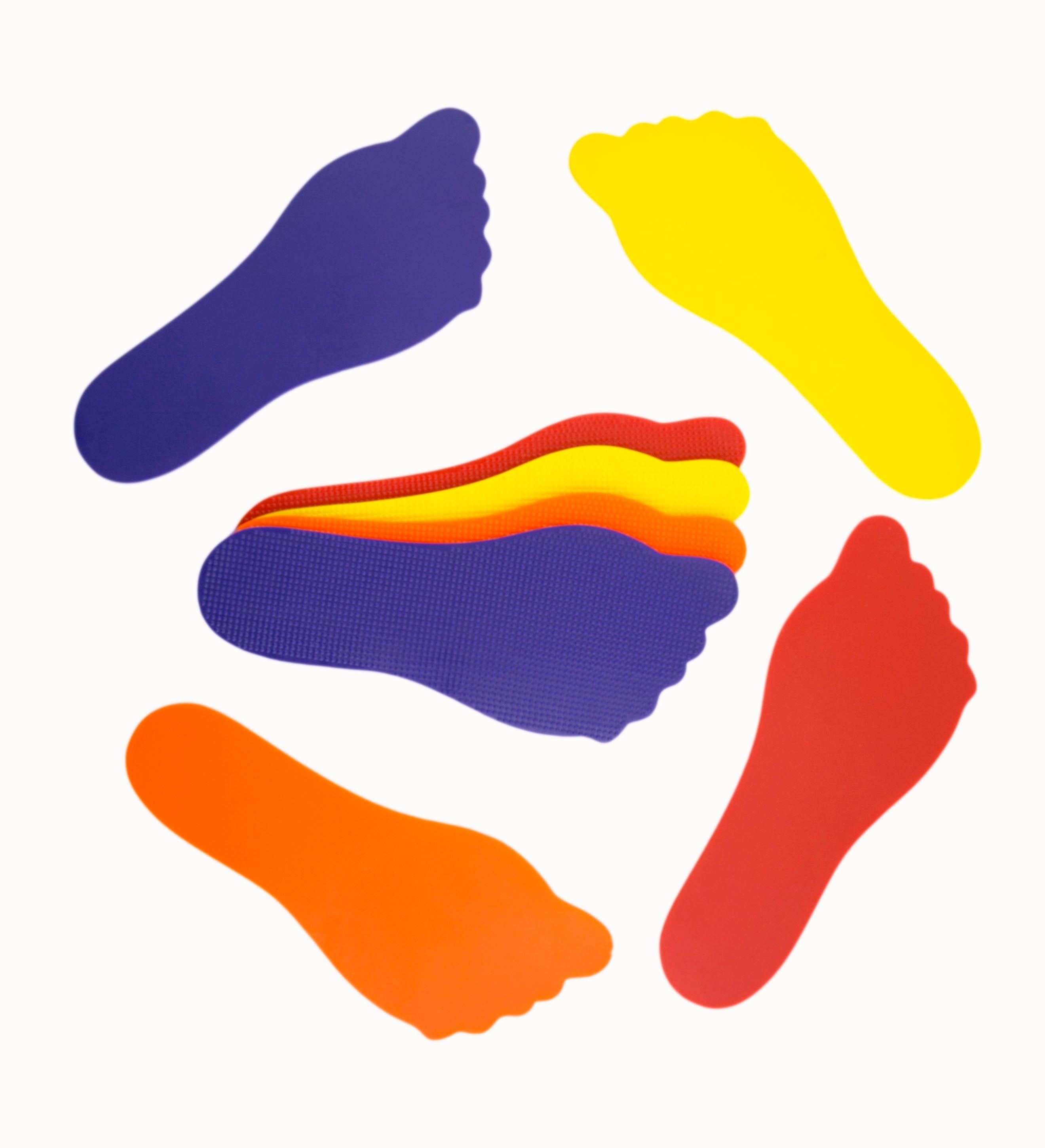 Set of 4 feet floor markers