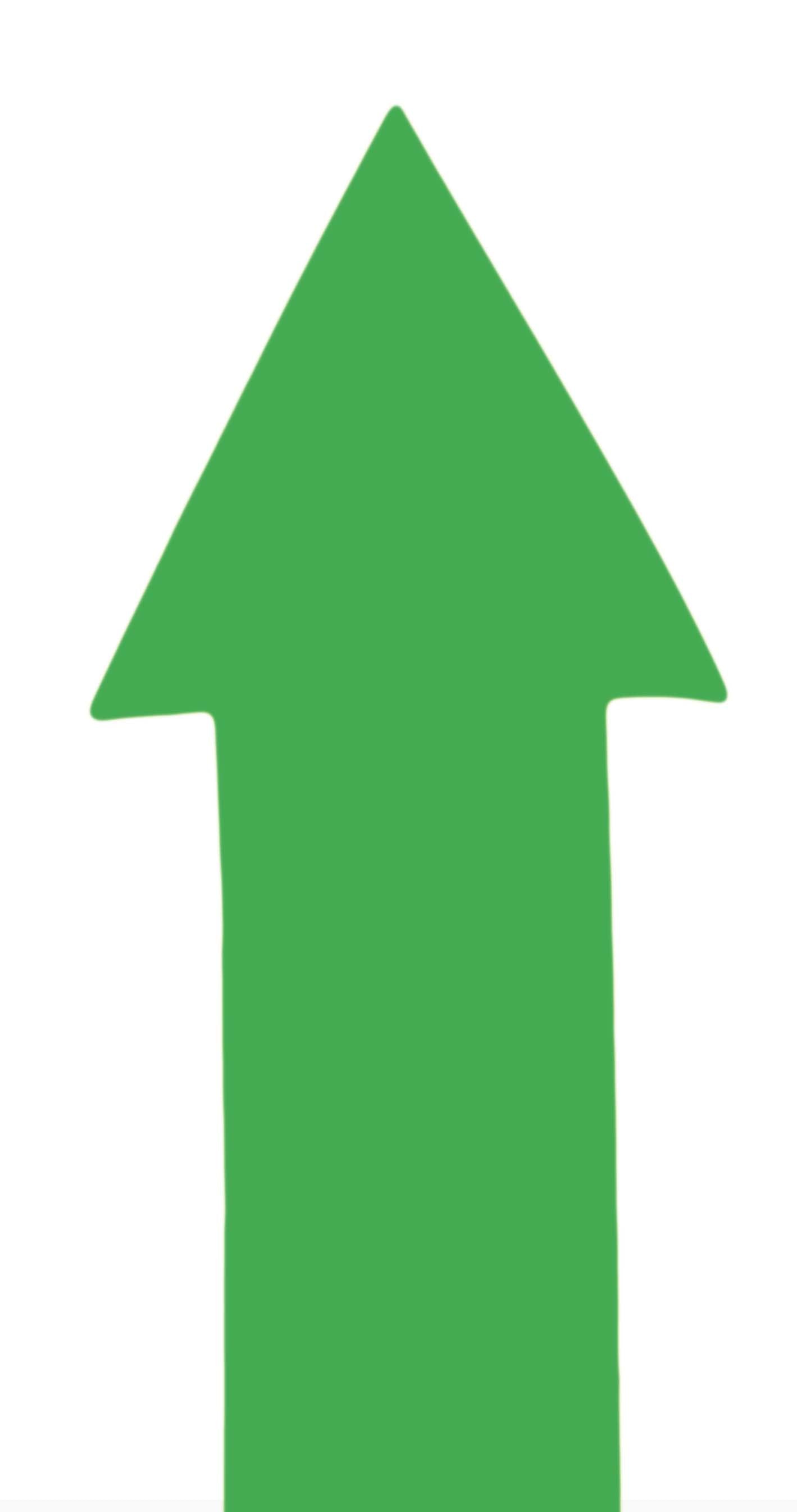 Set of 4 arrow floor markers