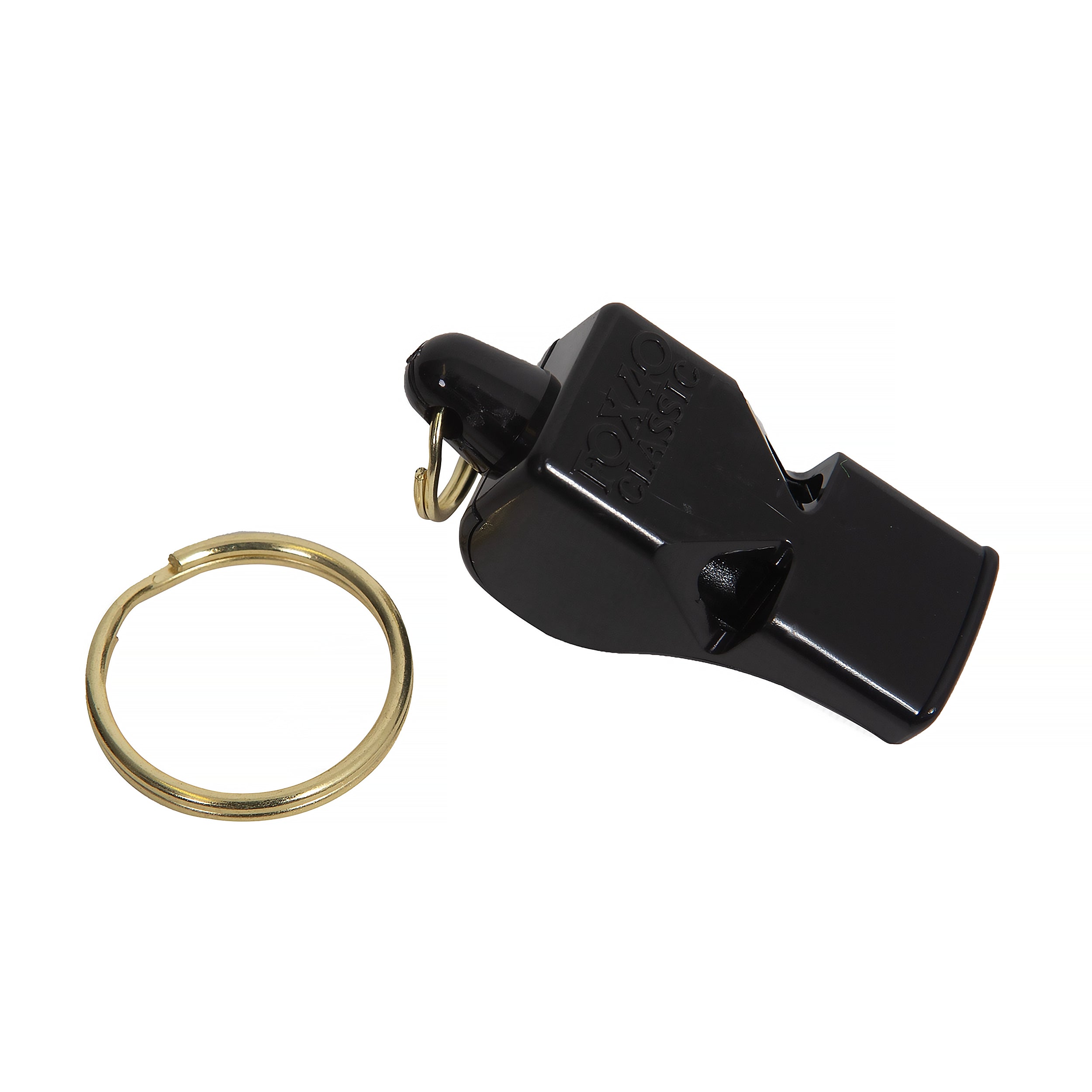 Referee whistle with lanyard