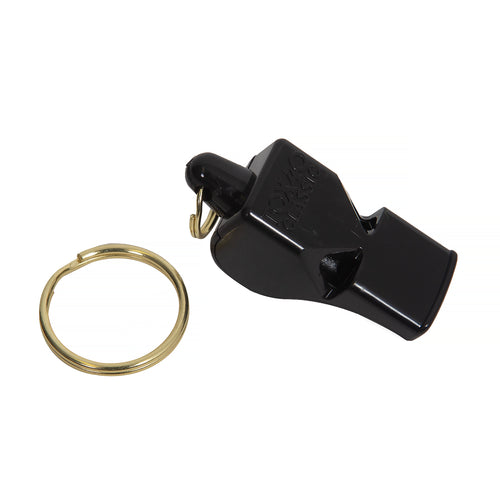 Referee whistle with lanyard