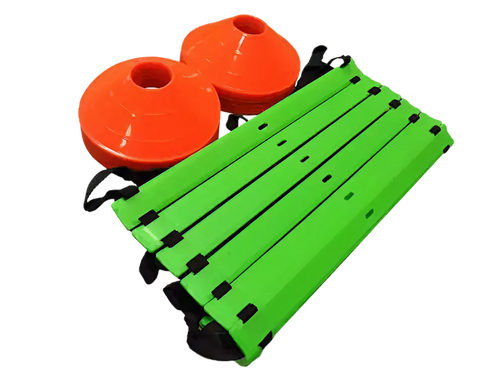 Agility Training Kit - 4m Ladder and 50 Cones