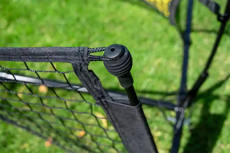 Football trainer two sided rebound net