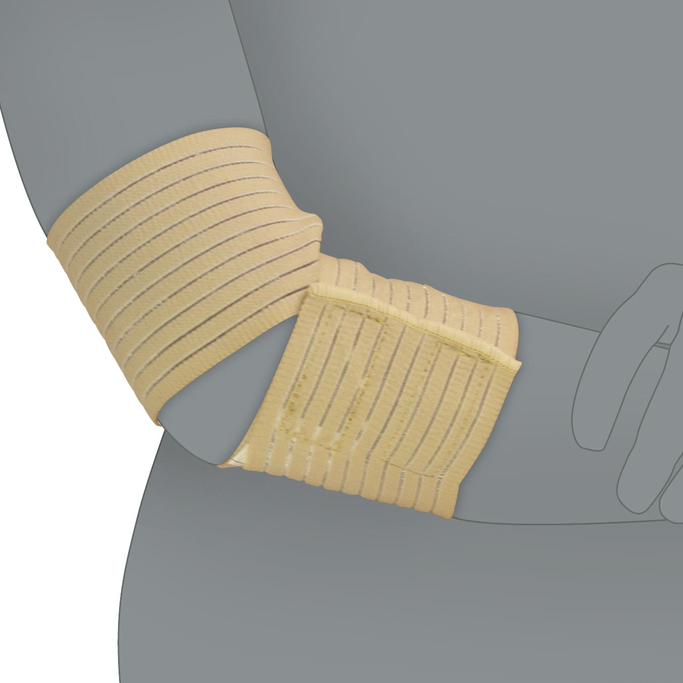 Elbow support bandage
