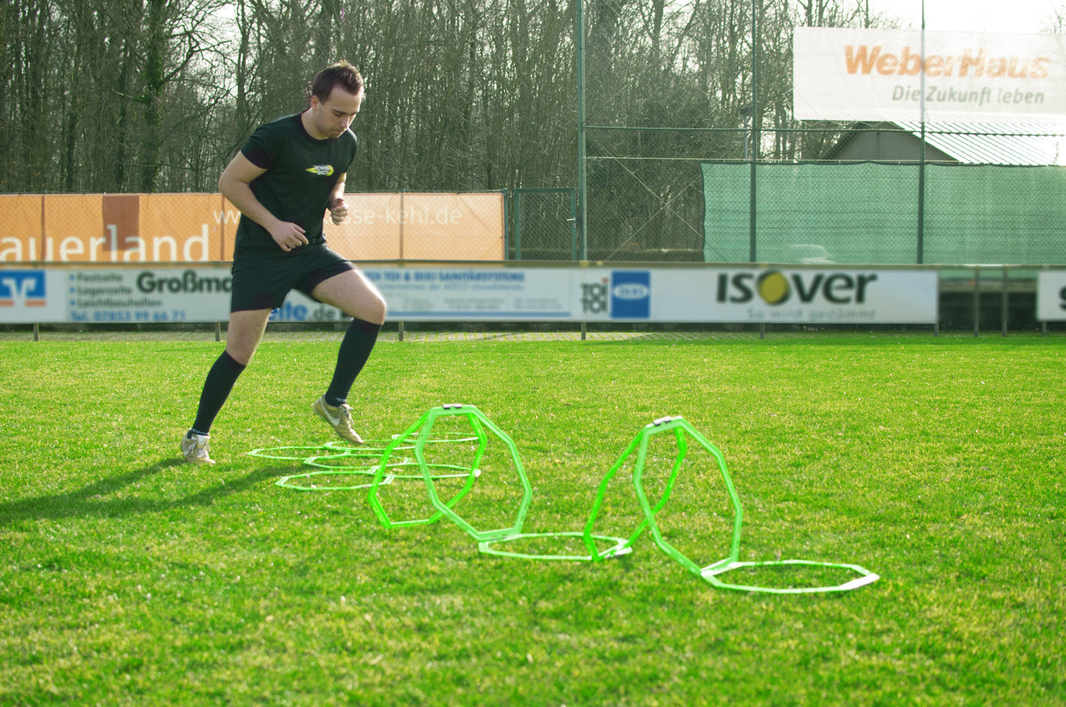 Achteckige Koordinationsleiter mit Tragetasche