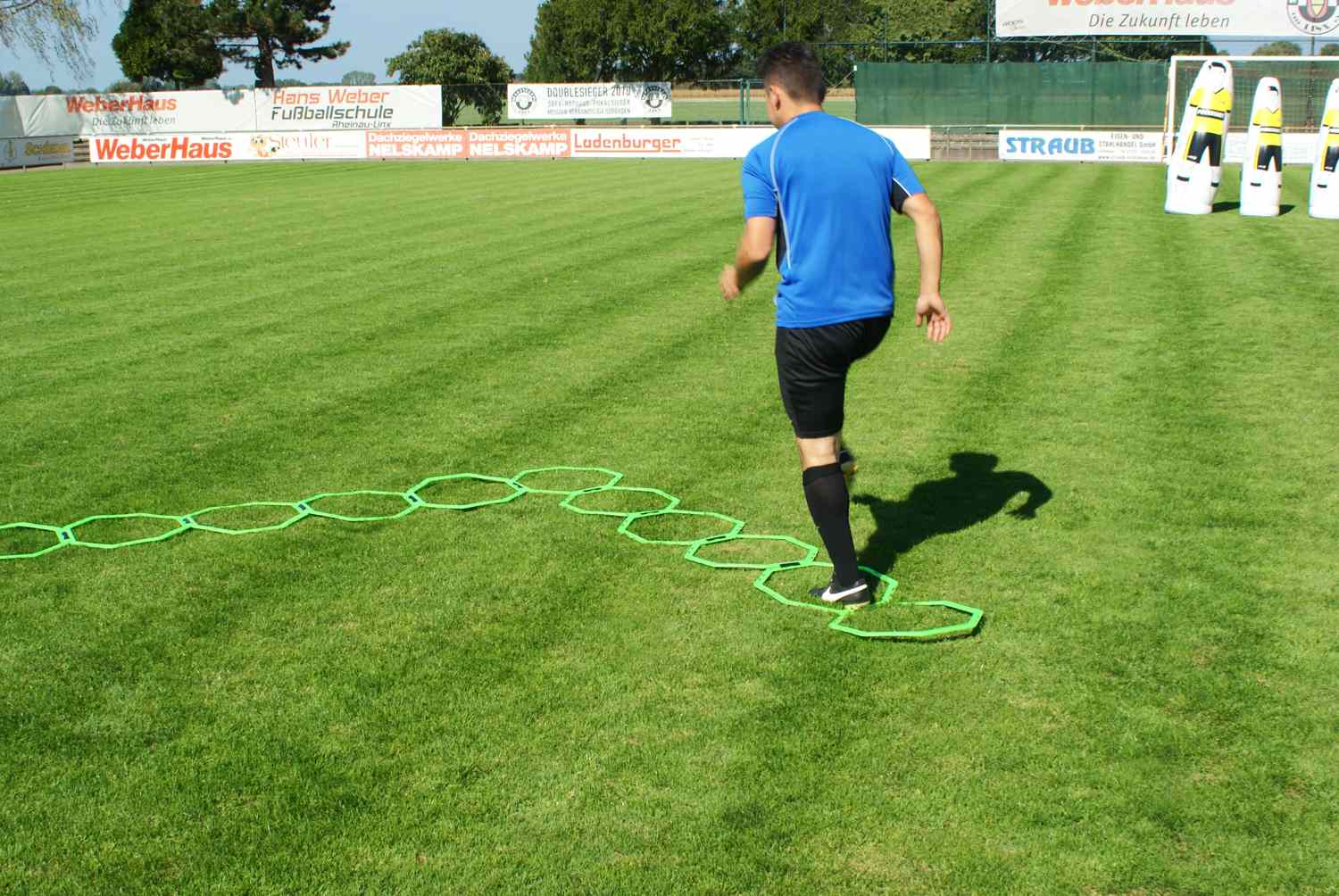 Achteckige Koordinationsleiter mit Tragetasche