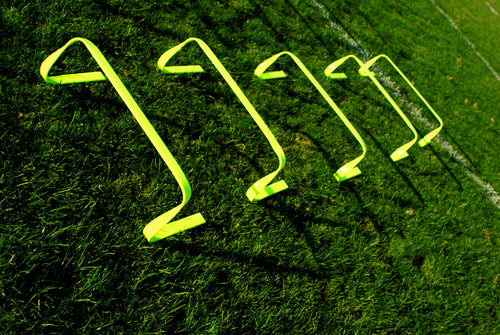 Set of 5 Flat hurdles - 15 cm