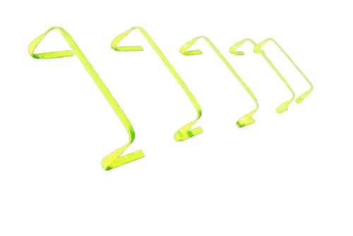 Set of 5 Flat hurdles - 15 cm
