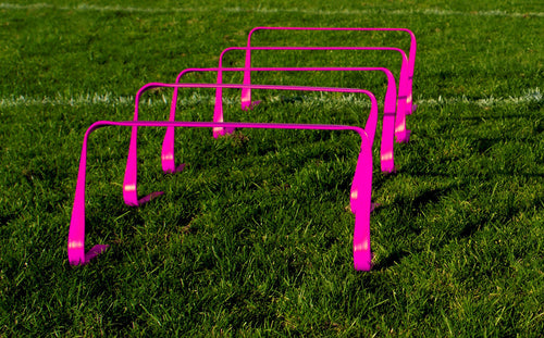Set of 5 Flat hurdles - 23cm