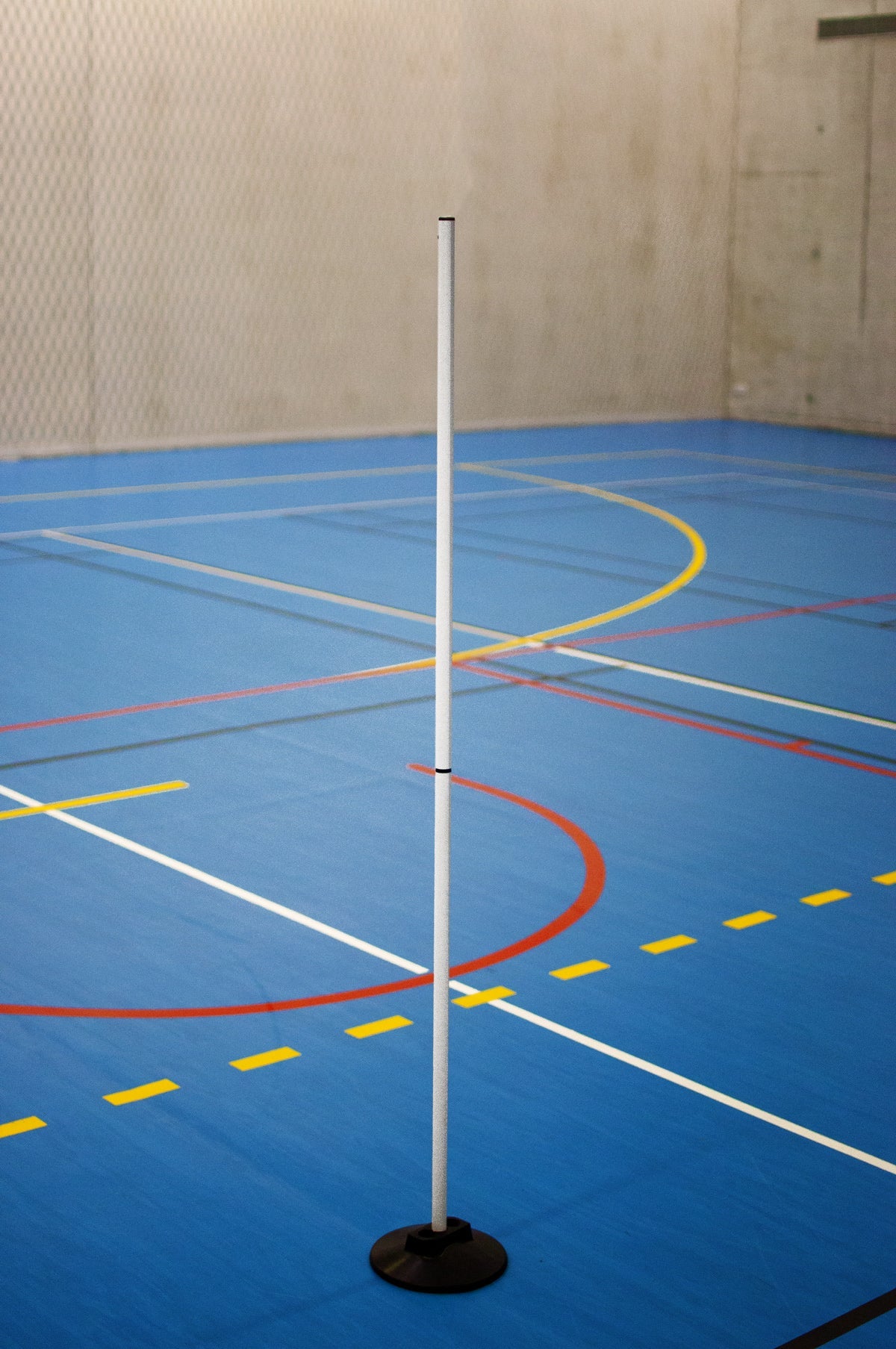 3 hole rubber base with angle for slalom posts