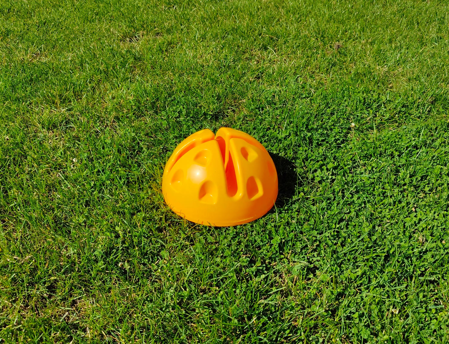 Dome base for slalom poles or hoops