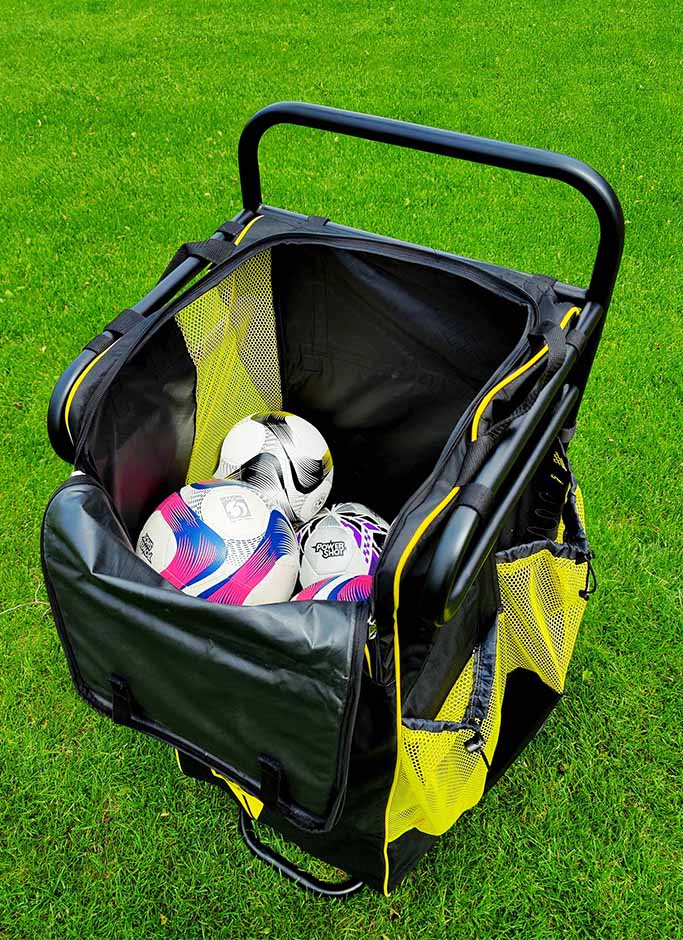 Multisport equipment cart with tactical board