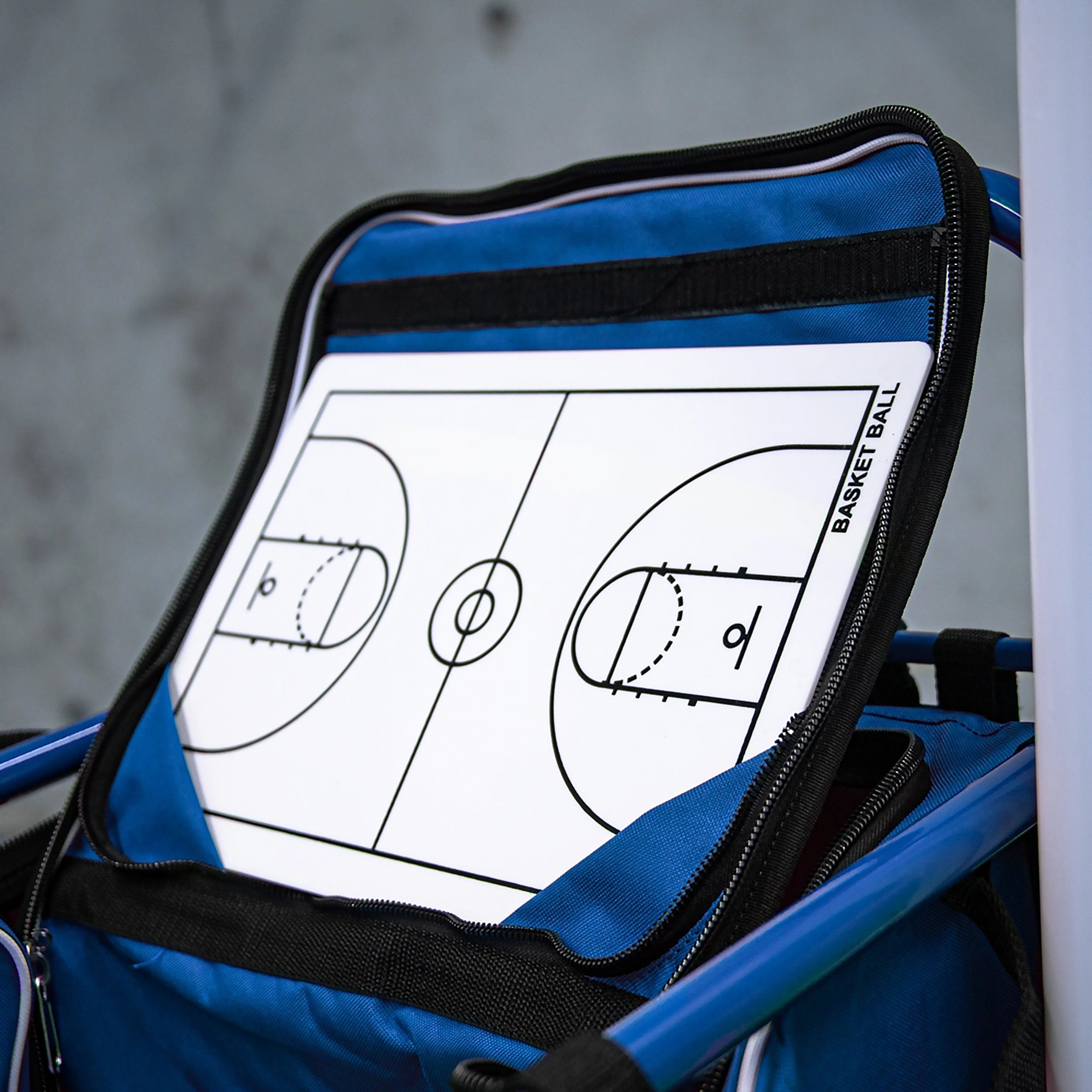 Basketball Equipment Cart with Bib Storage Bag